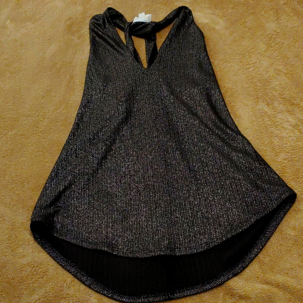 Veronica M shiny back cross tank